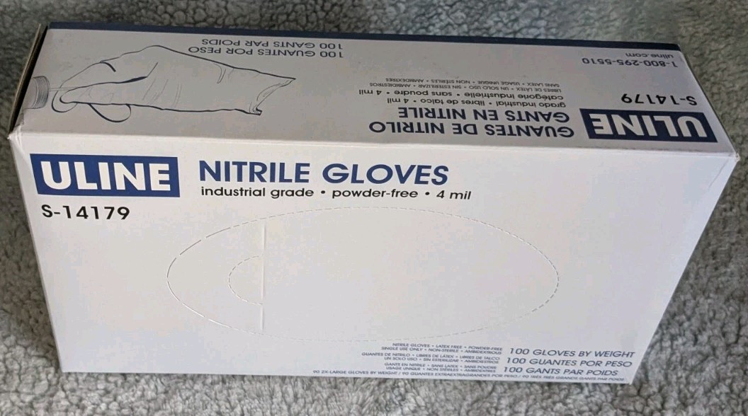 ULine Nitrile Gloves (M)