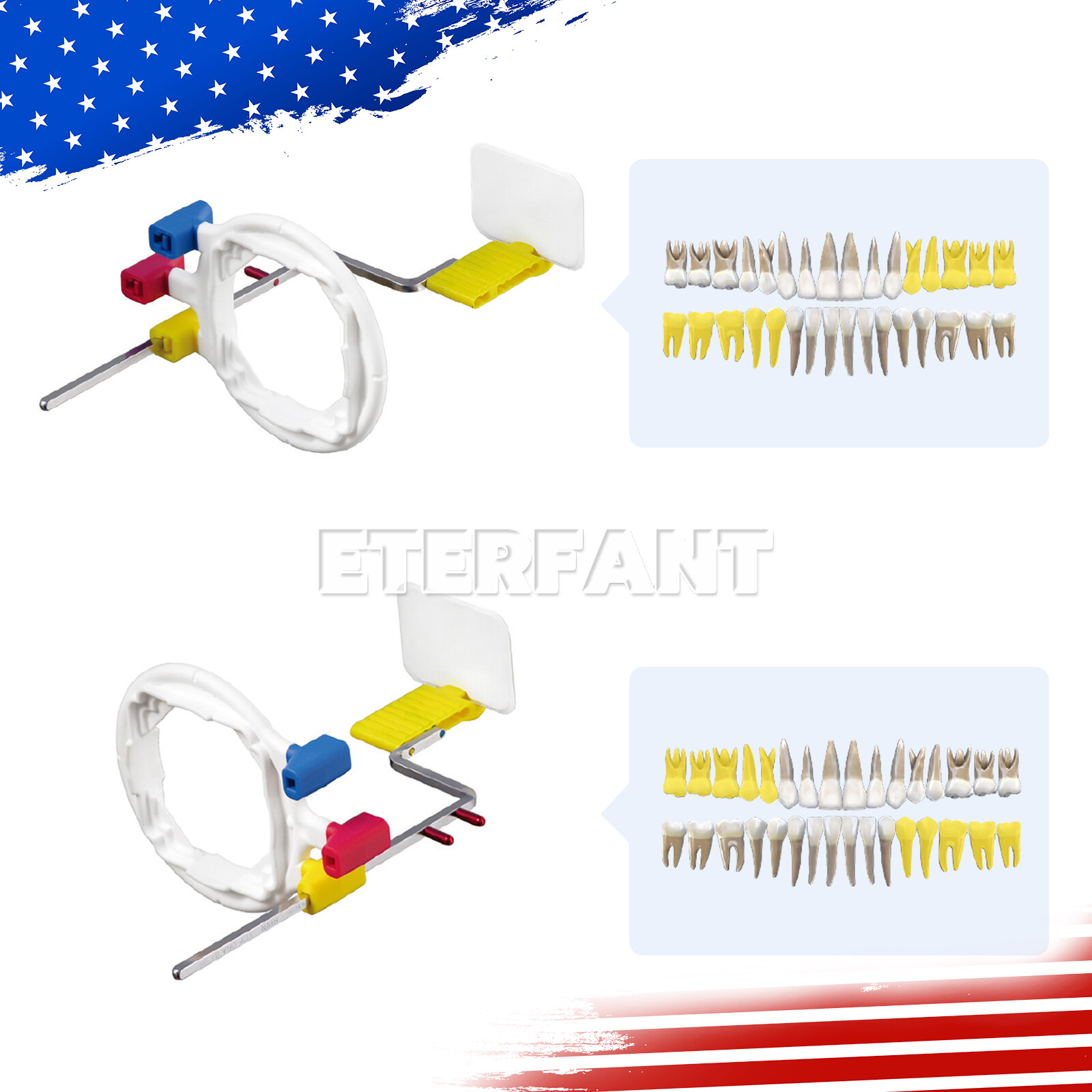 10xUniversal Aiming Arm Color Coded Rinn XCP-ORA Style X-Ray Positioning System