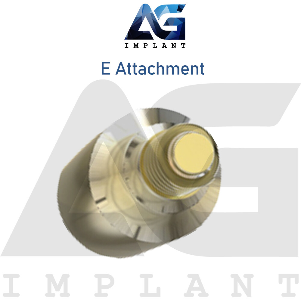 10 Straight E Attachment Standard Set Titanium Overdenture Int Hex