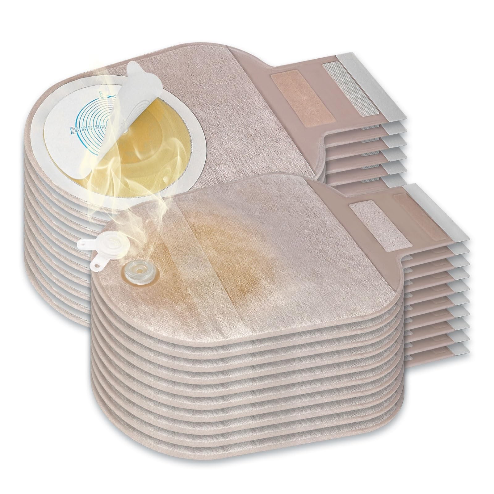 Colostomy Bags Vent 20 Pack Individually Packaged ostomy Bag Vent, ostomy Sup…