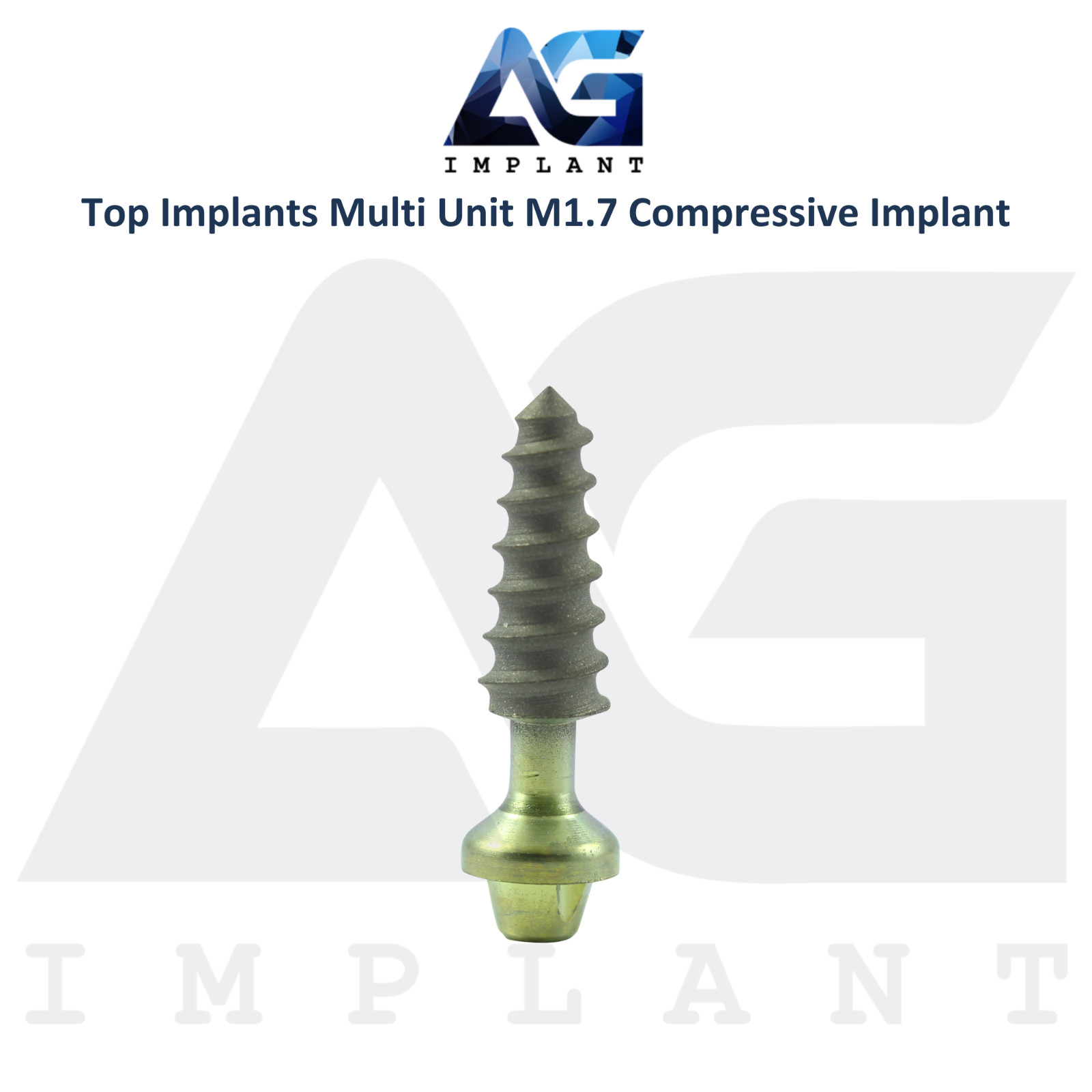 Titanium Compressive Monoblock Multi Unit M1.7 Dental Fixtures SLA Surface