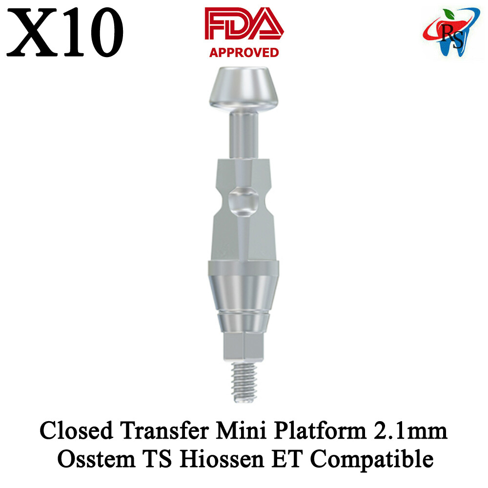 10pcs Prosthetic Closed Transfer Mini Platform 2.1mm Oss tem TS Compatible