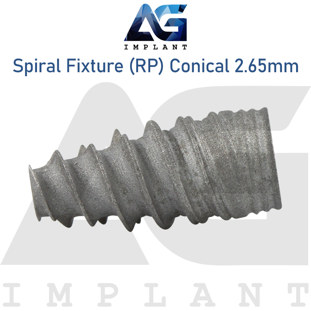 Spiral Fixture Regular Platform (RP) Conical Connection Hex 2.65mm