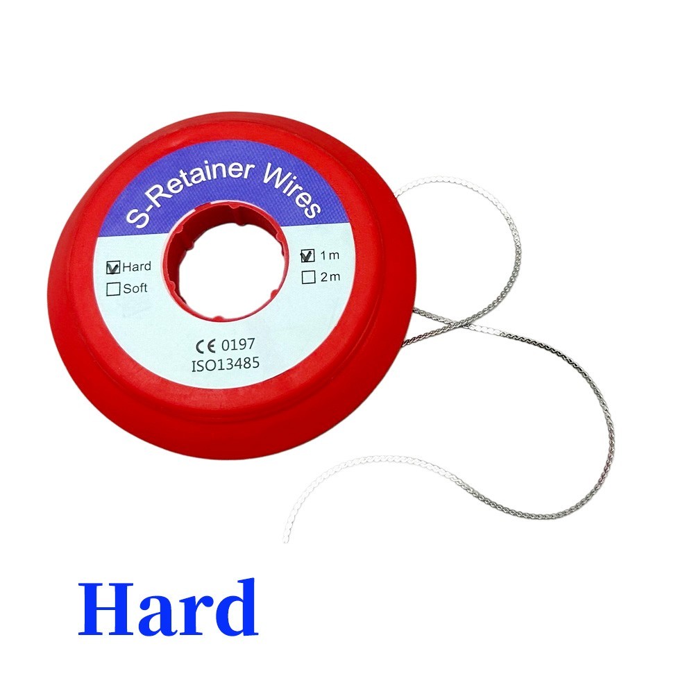 Dental Orthodontic Lingual Retainer Wire Stainless Steel Retention Wires 1m