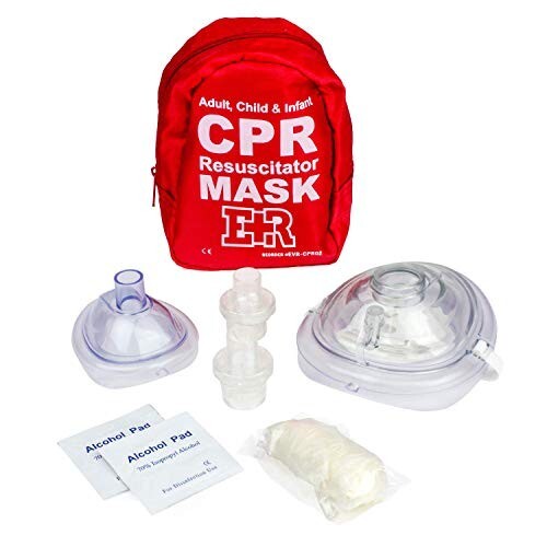 Ever Ready LIFEGUARD First Aid Kit with Adult & Infant CPR Combo 72 Piece Set