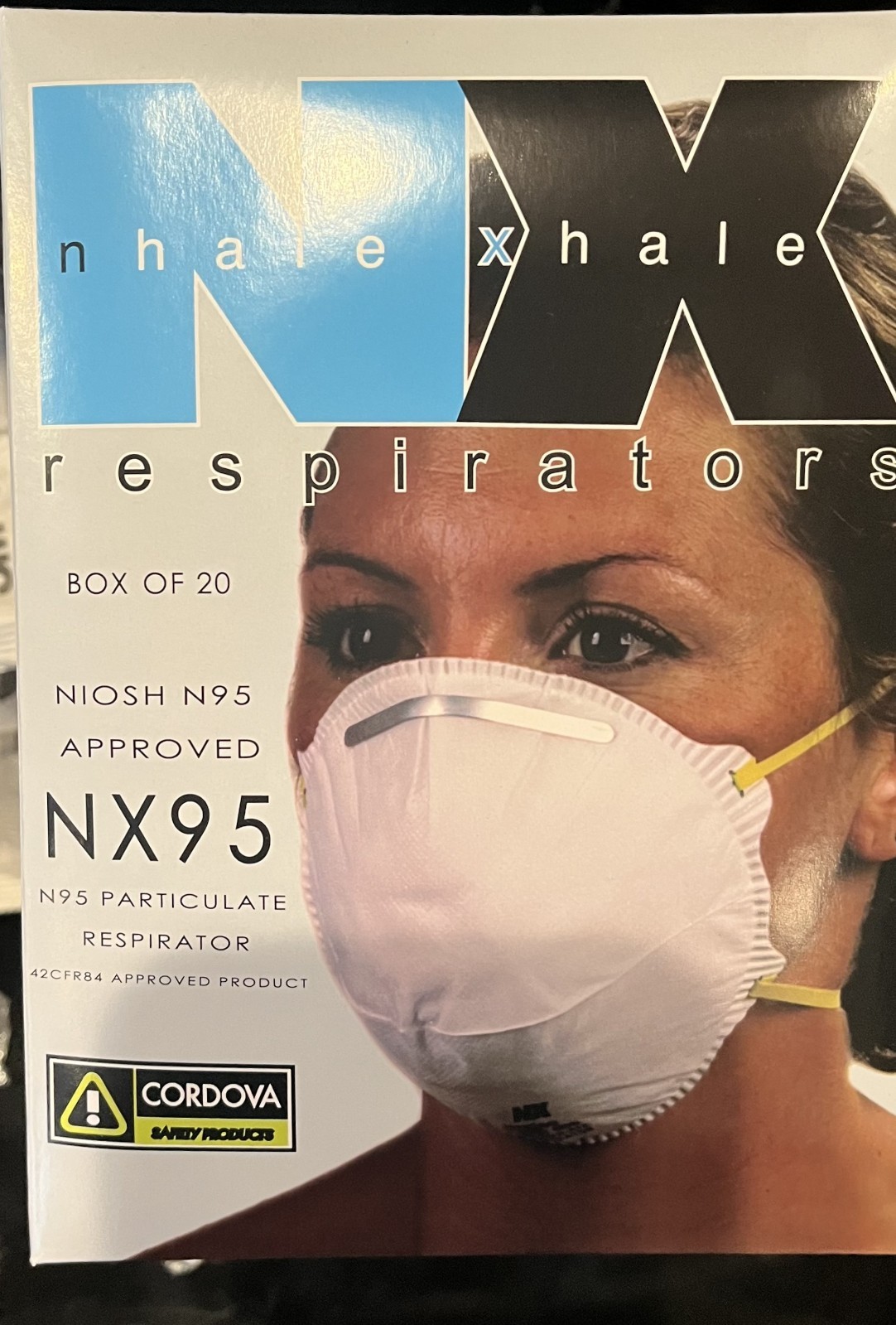N95 Mask NIOSH Approved NX95 Particulate Respirator 240/case