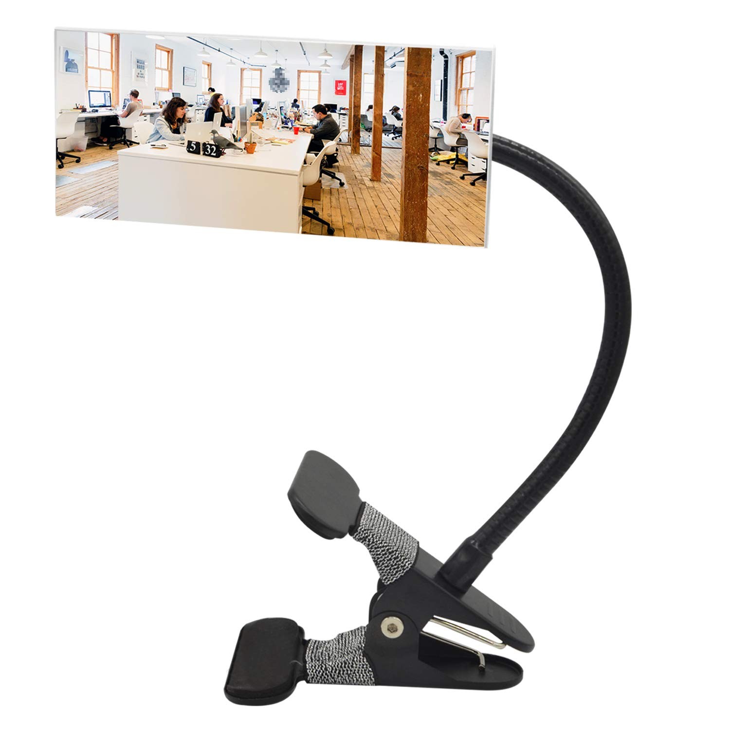 Ampper Clip On Security Mirror Convex Cubicle Mirror For Personal Safety And