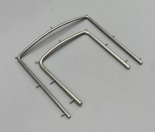 Dental Rubber Dam Frames Hager Bracket Stainless Steel Sheet Frame Instruments