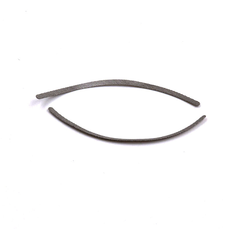 2 Pcs/Pack Dental Orthodontic Lingual Retainers Mesh Base Lingual 1.2/2.0mm