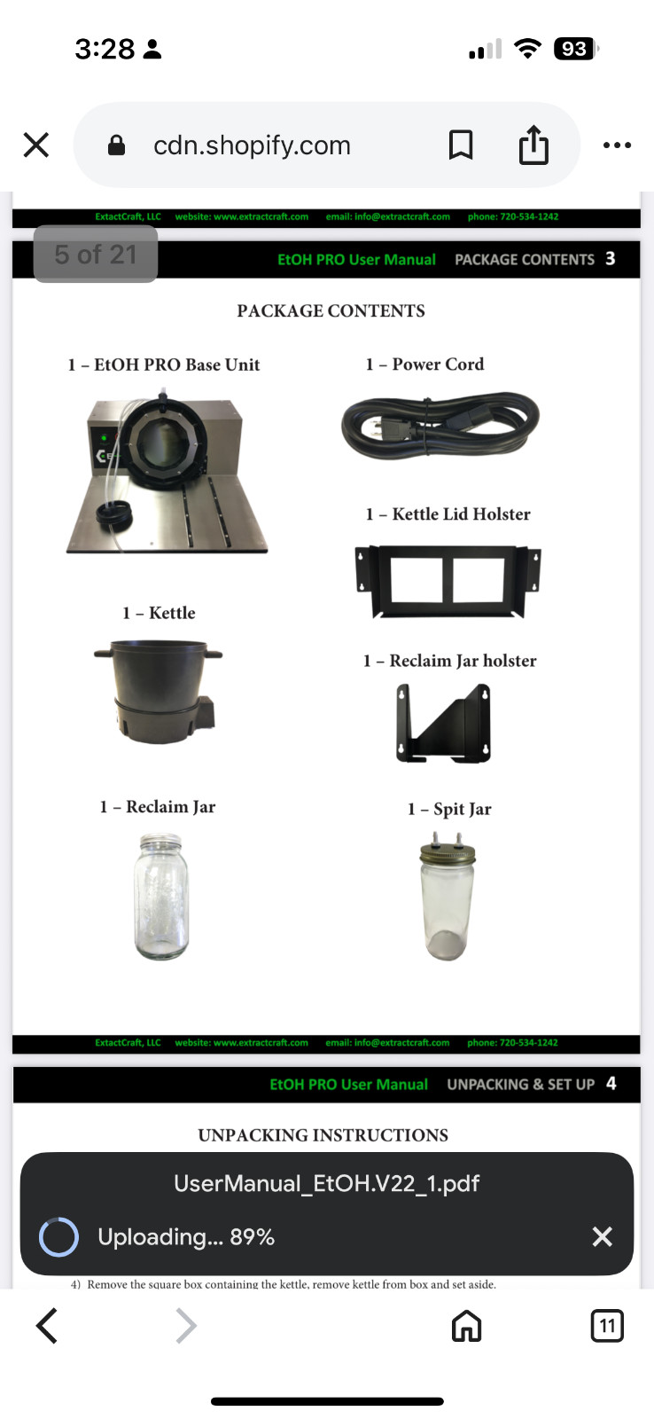 Etoh Pro by Extractcraft Machine
