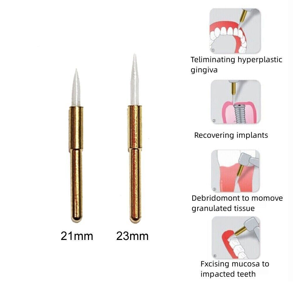 Dental Soft Tissue Trimmer Ceramic Bur Gingival Gingivectomy 21/23mm