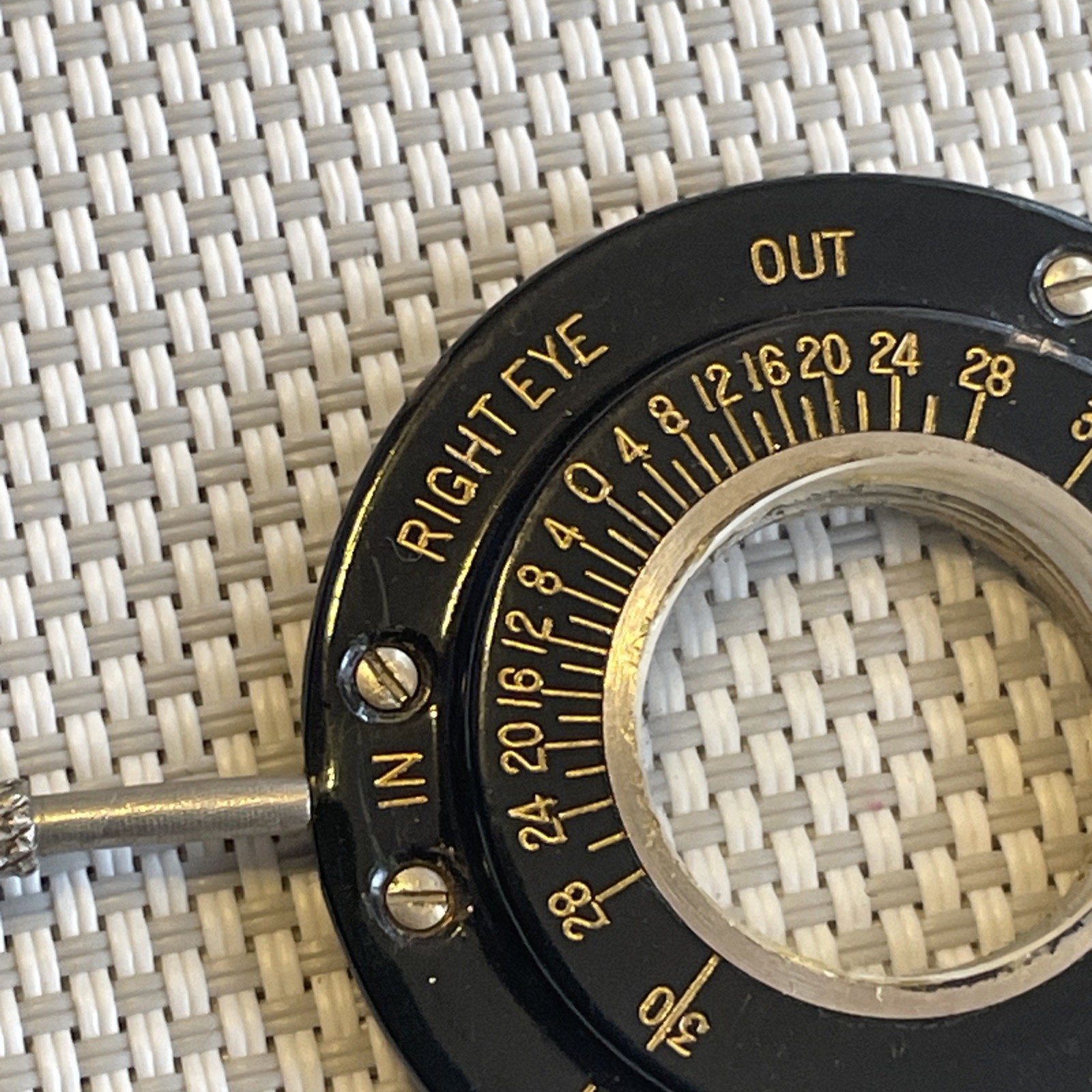 American Optical Astigmatic Correction Lens for Trial Frame Plus Extra Lens