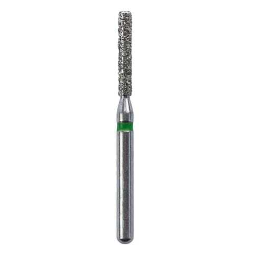 Defend FG #837.012 Coarse Flat End Cylinder Diamond Bur, 5/Pk