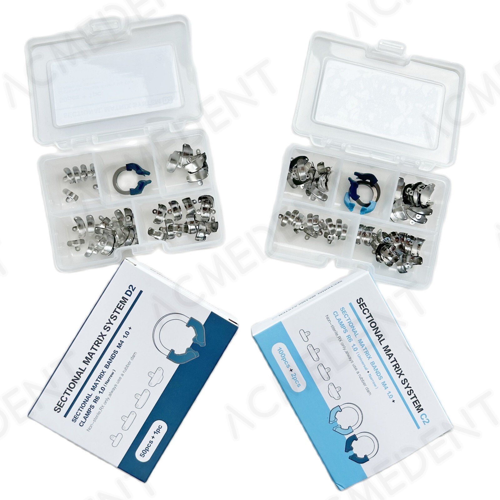 New Dental Matrix Bands Ring Sectional Matrice Clamp Fit Garrison Palodent