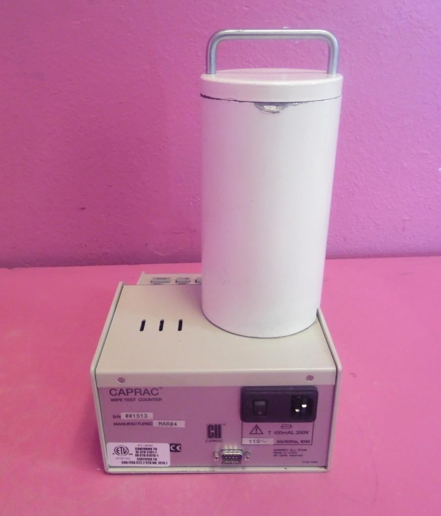 Capintec CAPRAC‑C II Well Counter Wipe Test Counter Nuclear Medicine Analyzer