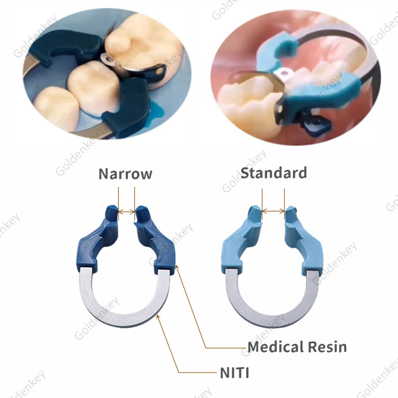 Dental Matrix Ring Clamp Endo Strata Wedges 3D Composite Kits Fits Garrison