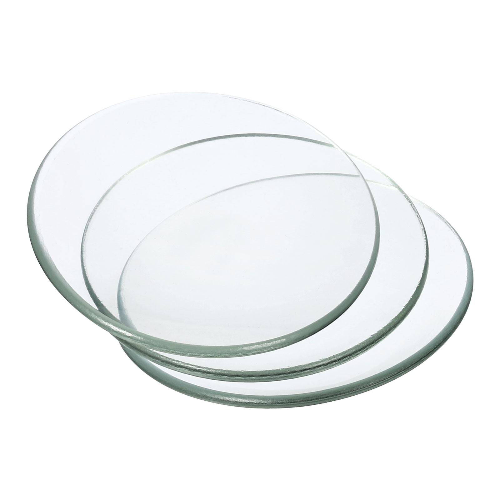 50 mm Diameter Watch Glass, 3 Packs for Laboratory, Transparent