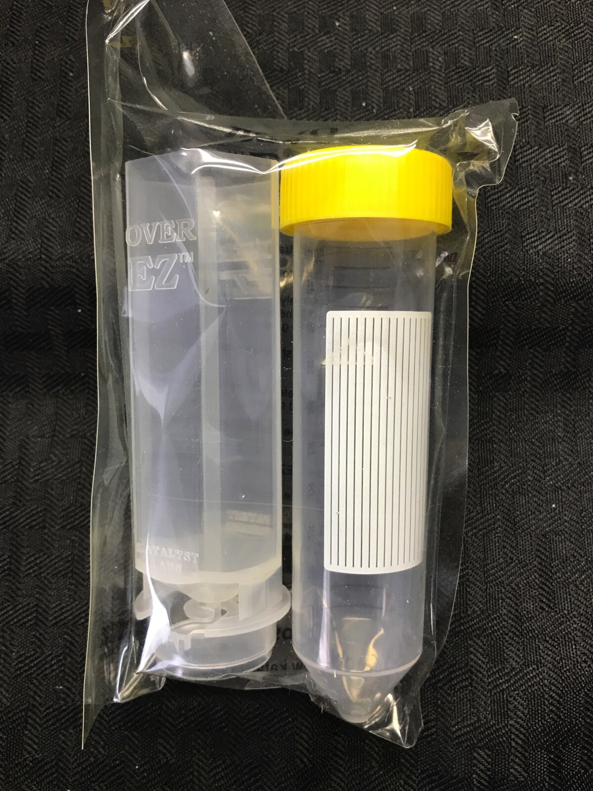 (40/Pack) KATALYST 50mL Over EZ Clear PP Graduated Centrifuge Tubes w/Cap