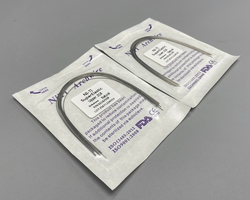 Dental Orthodontic Arch Wire Super Elastic NITI Natural Form Round Rectangular