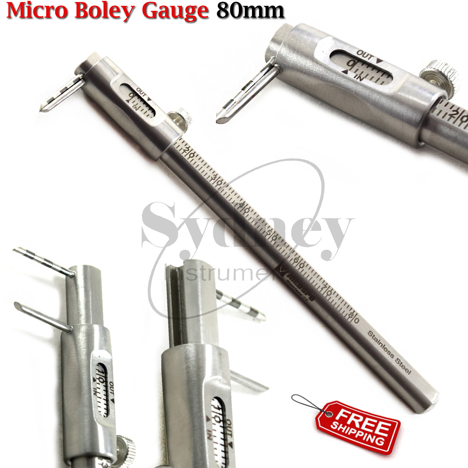 Orthodontic Micro Sliding Caliper Measuring Gauge Krekeler Round Lab Instruments
