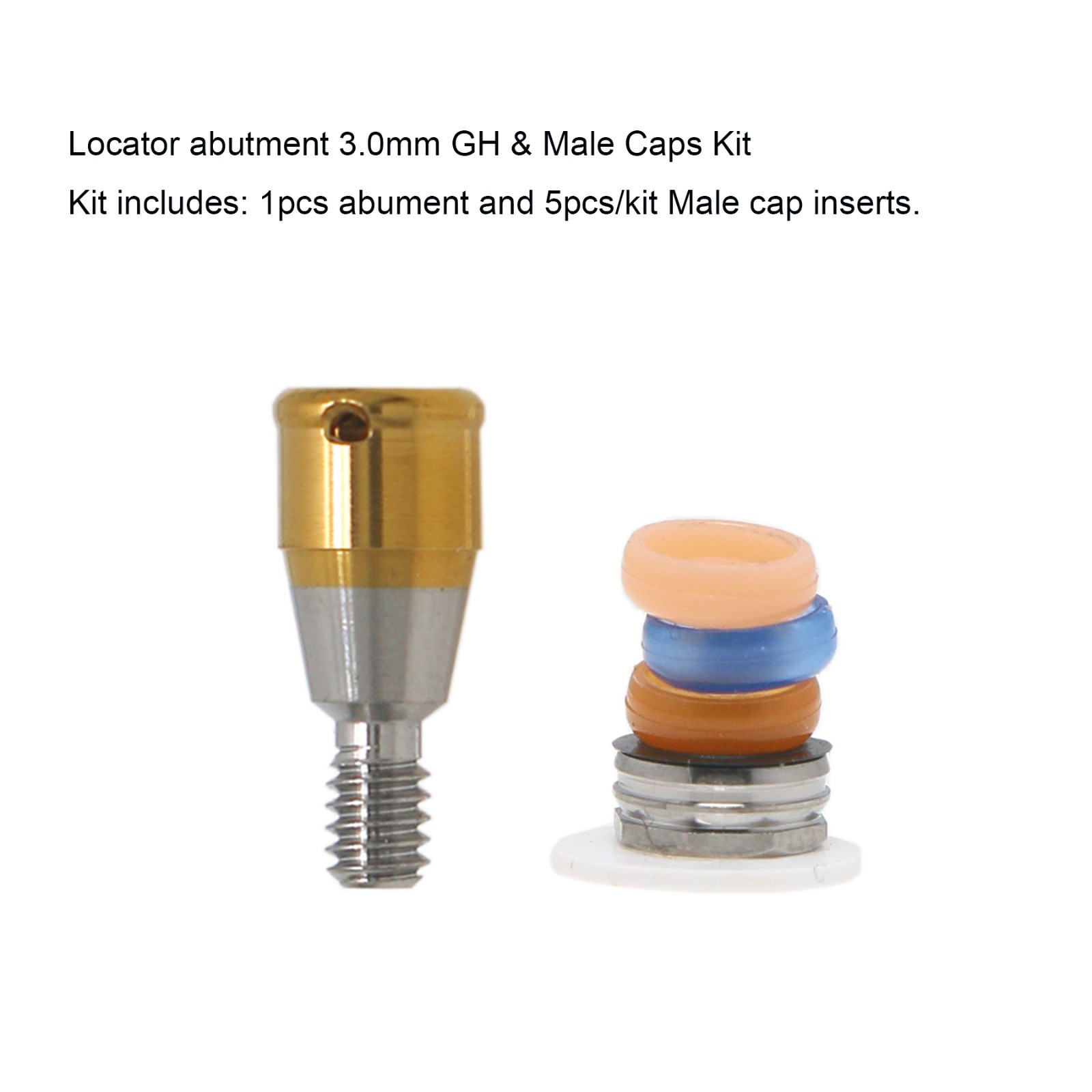 US Dio Overdenture Locator Abutment​ compatible With DlO UF(ll) Fixture Regular