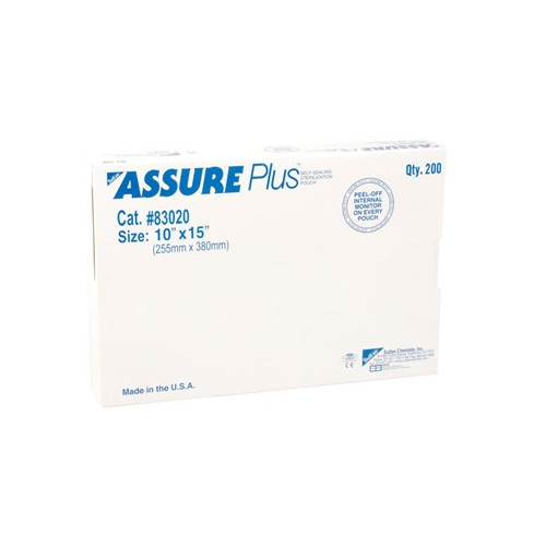 Sultan 83020 Assure Plus Self Sealing Sterilization Pouches 10″ X 15″ 200/Bx