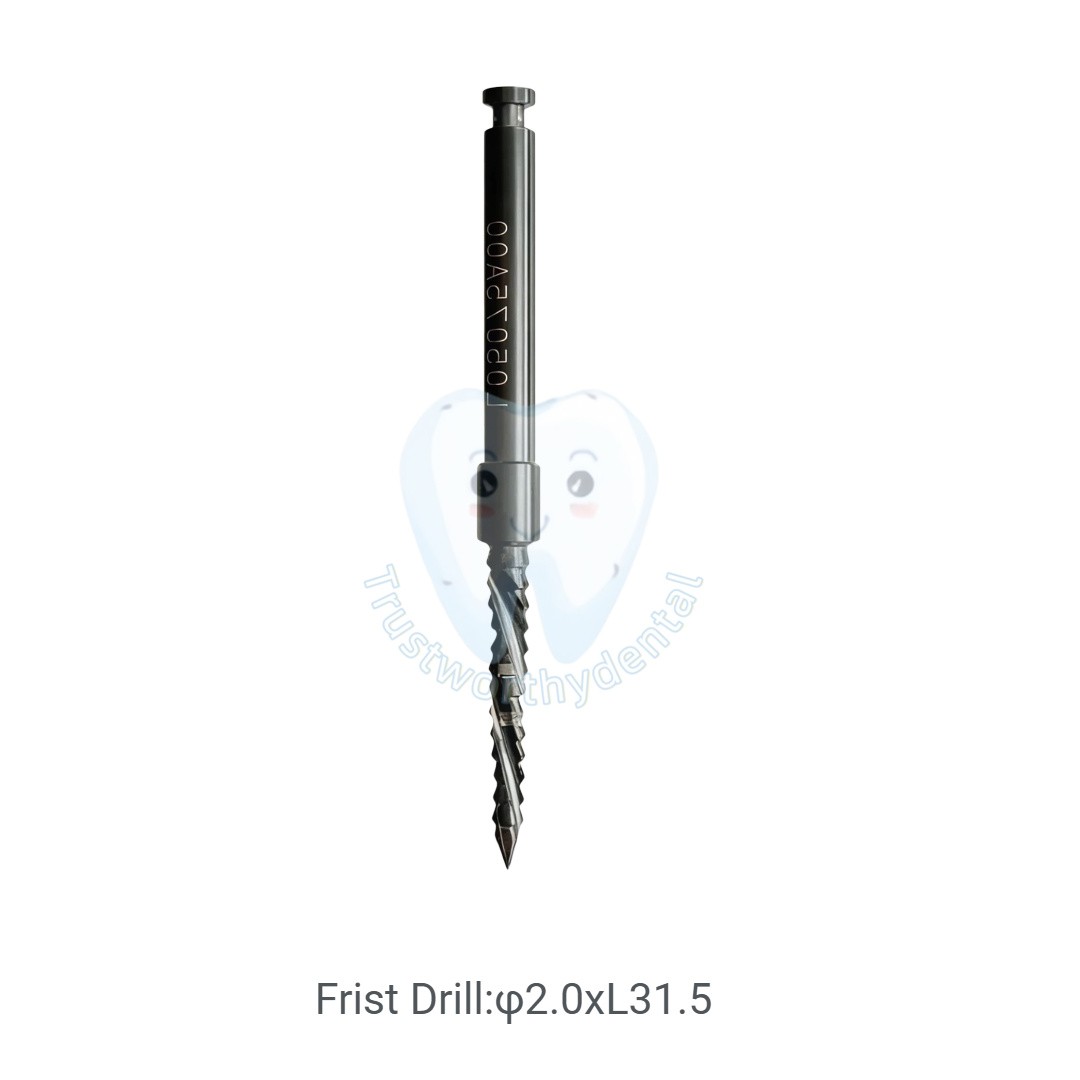 Dental Lindemann Drill with Stoppers Side Cutting Bur Burr Crosscut Guide Drill