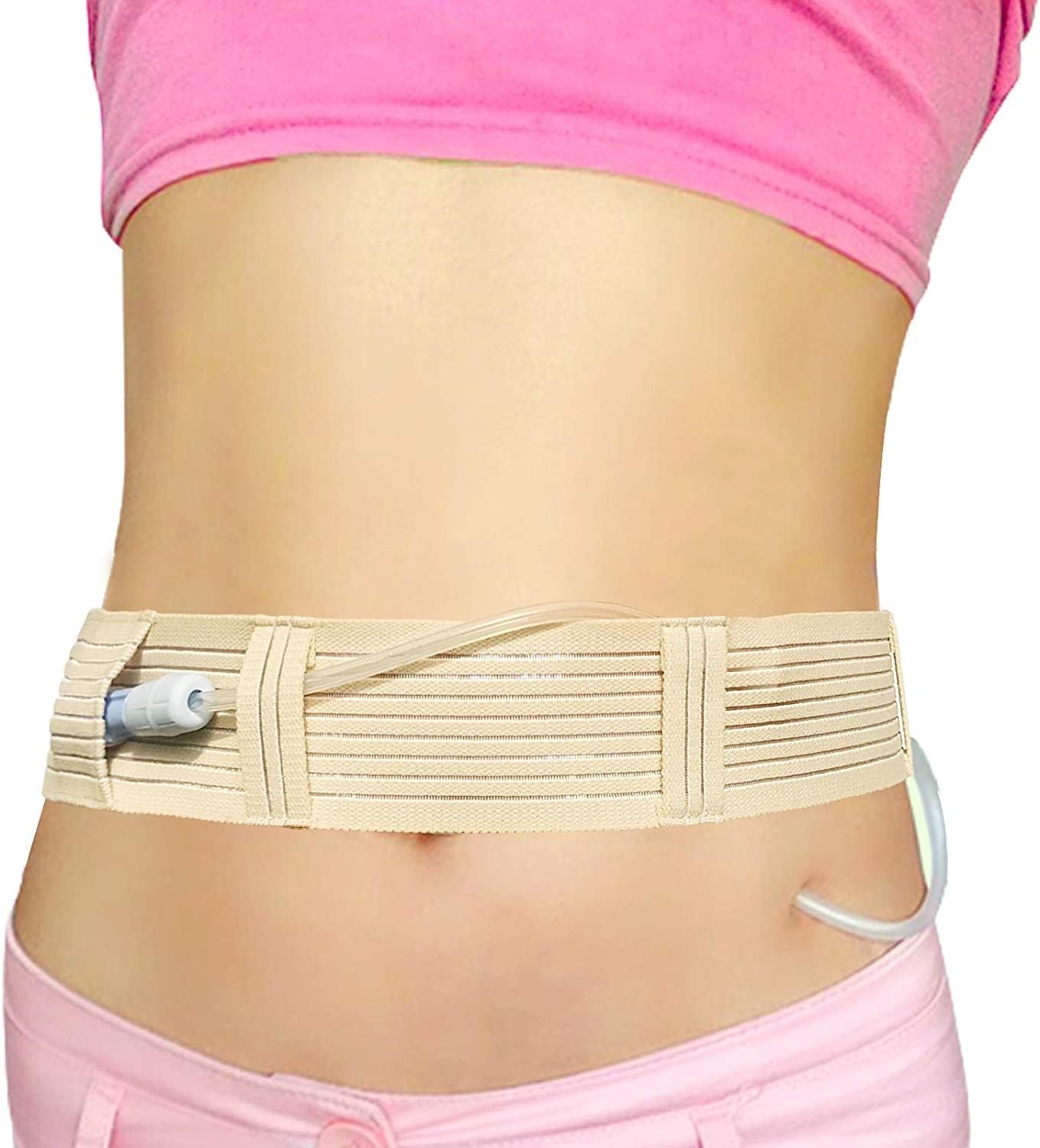 Breathable Peritoneal Dialysis Belt PD Catheter Holder Feeding Tube Supplies