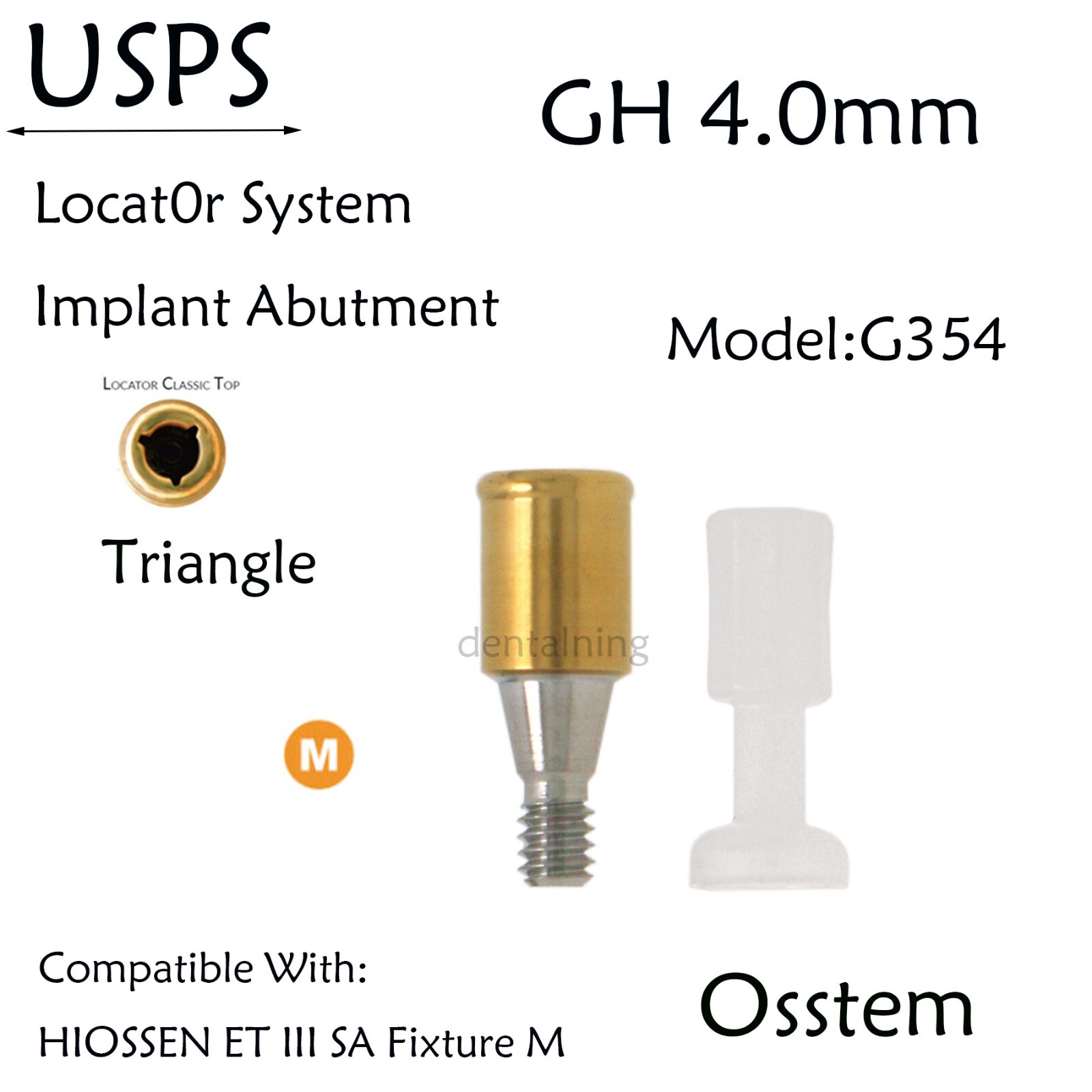 US HIOSSEN ET III SA/Osstem/DIO UF/Snucone Mini Locator Abutment For 1-6mm