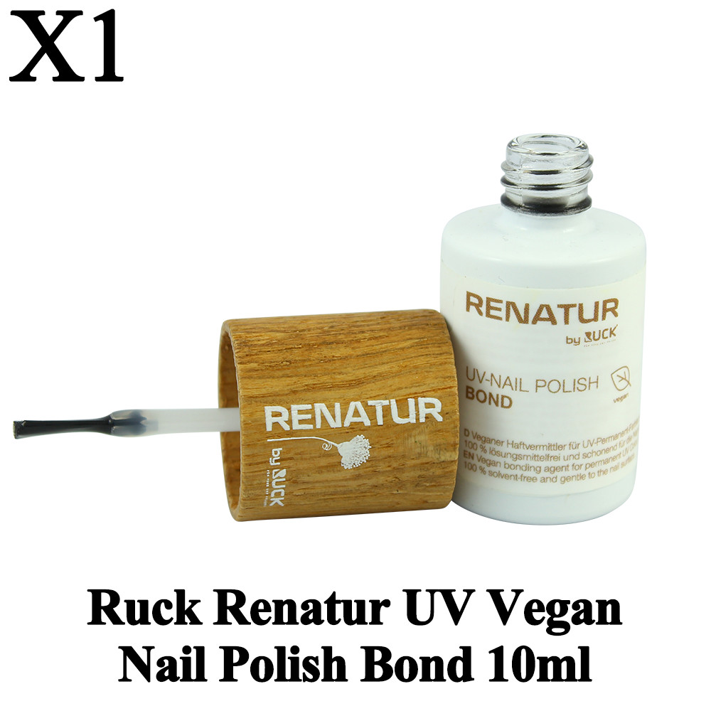 Ruck Renatur UV Vegan Nail Polish Bond 10ml Bonding Agent Manicure Pedicure