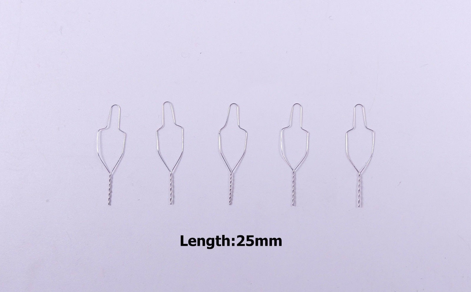 100Pcs Dental Ortho Preformed Bracket Preformed Ligature Wire Long/Short/Twisted