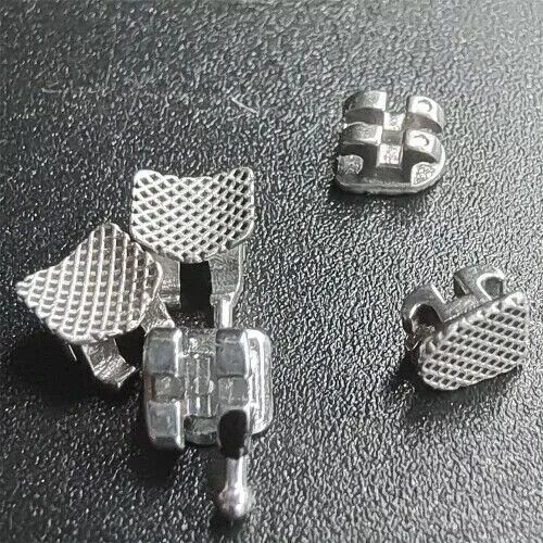 100Sets Dental Orthodontic Brackets Braces Metal Min MBT .022 Hook 3 4 5 Hooks