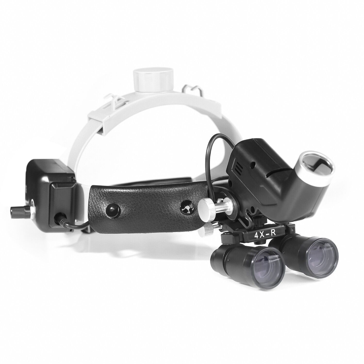 4X-R Dental Medical Magnifying Surgical Loupe + 5W Headband LED Headlight Light