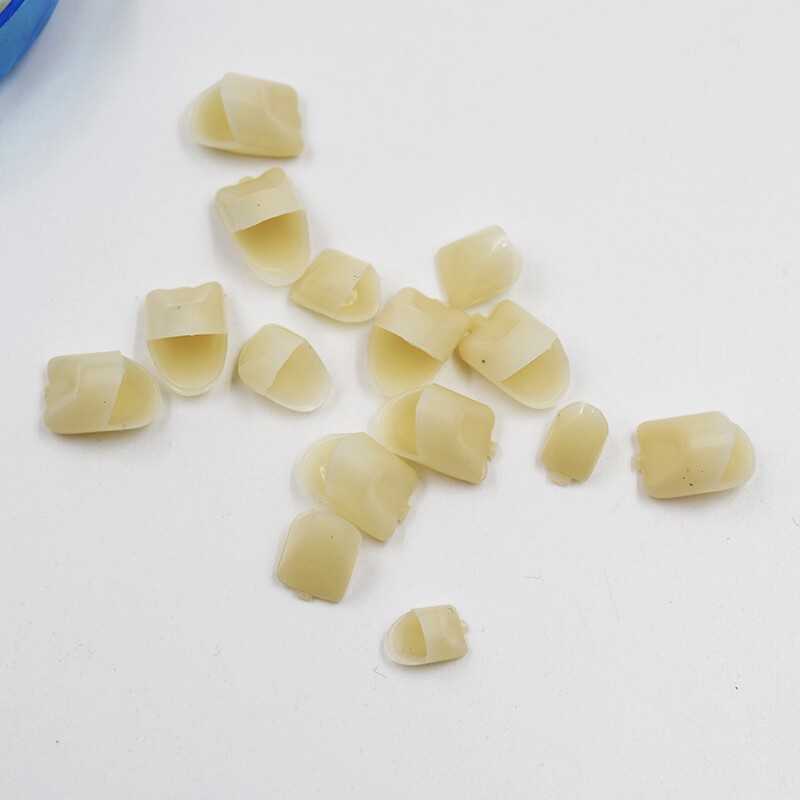4 Types Dental Oral Temporary Crowns Resin Teeth Tooth Polycarbonate Caps Box