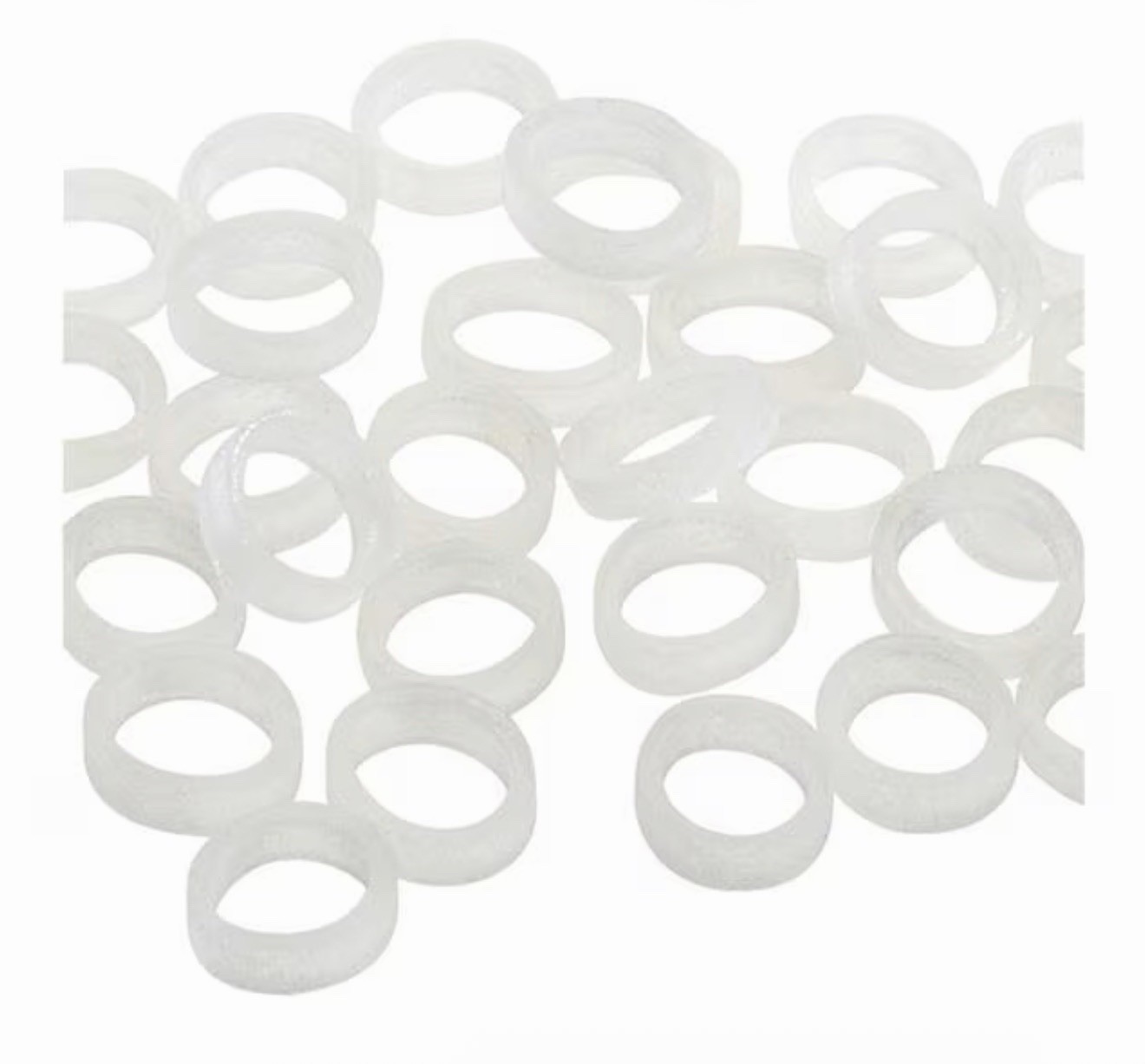 Carriere Motion 3D Clear Elastics Intraoral Elastics 1/4 in Ortho 50/box 424-8F1
