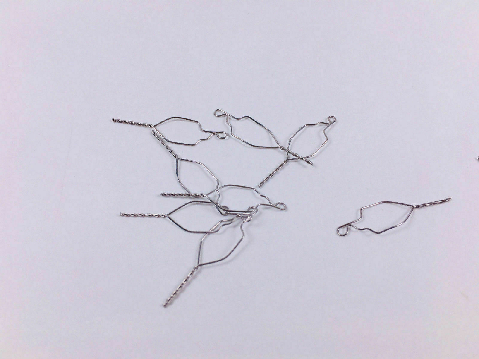 100 Pc Dental Orthodontic Bracket Preformed Kobayashi Ligature Wire Long/Shorty
