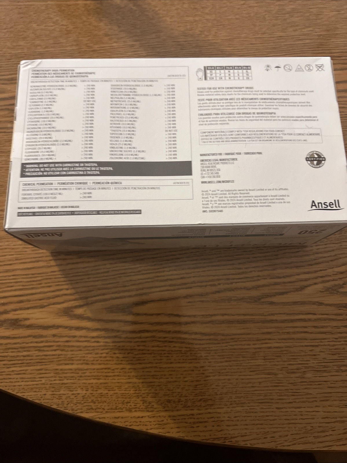 Microflex XC-310-M XCEED Nitrile Exam Gloves Medium Powder Free 250/Bx
