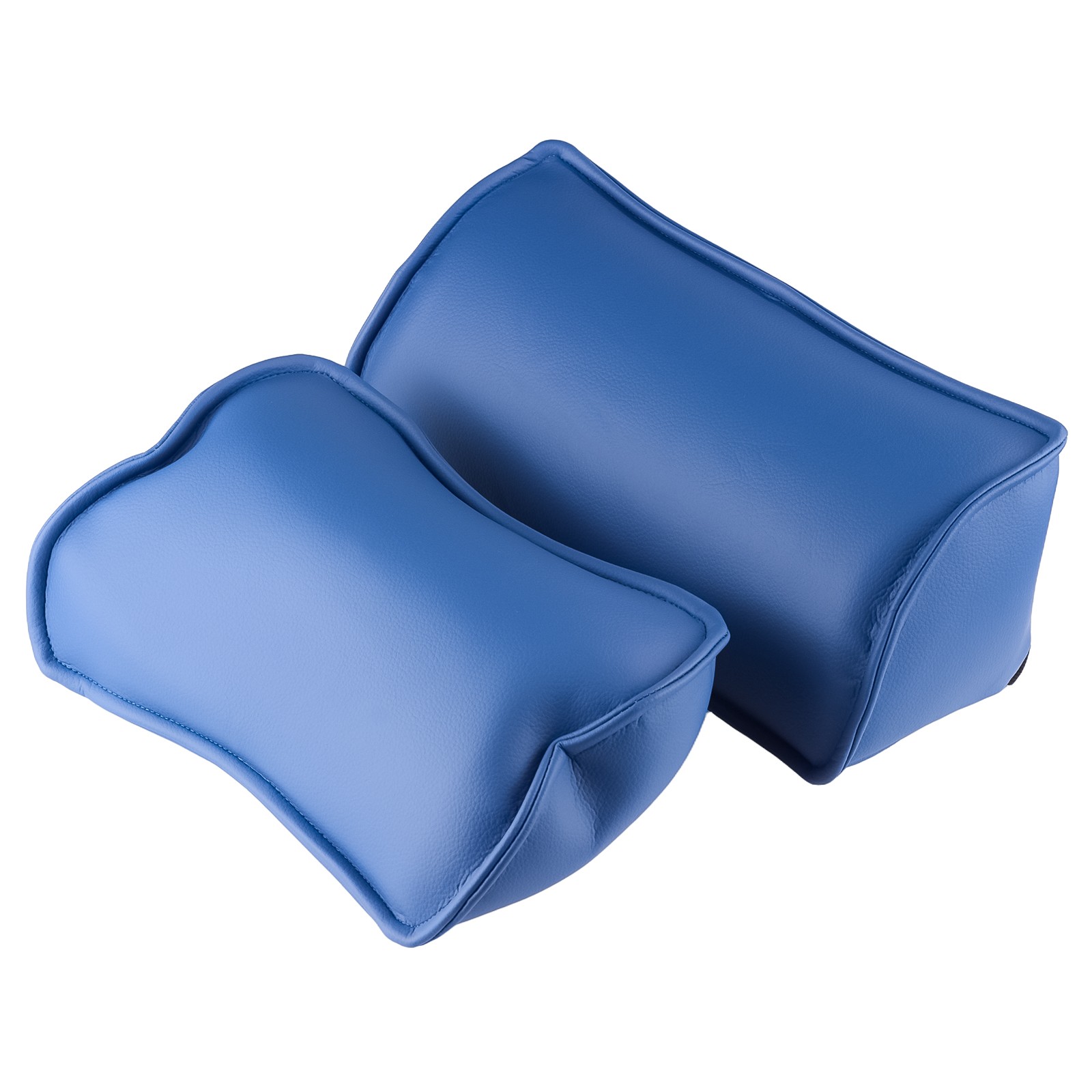 Microfiber Leather Memory Foam Headrest&Lumbar Pillow for Dental Chair Dark Blue