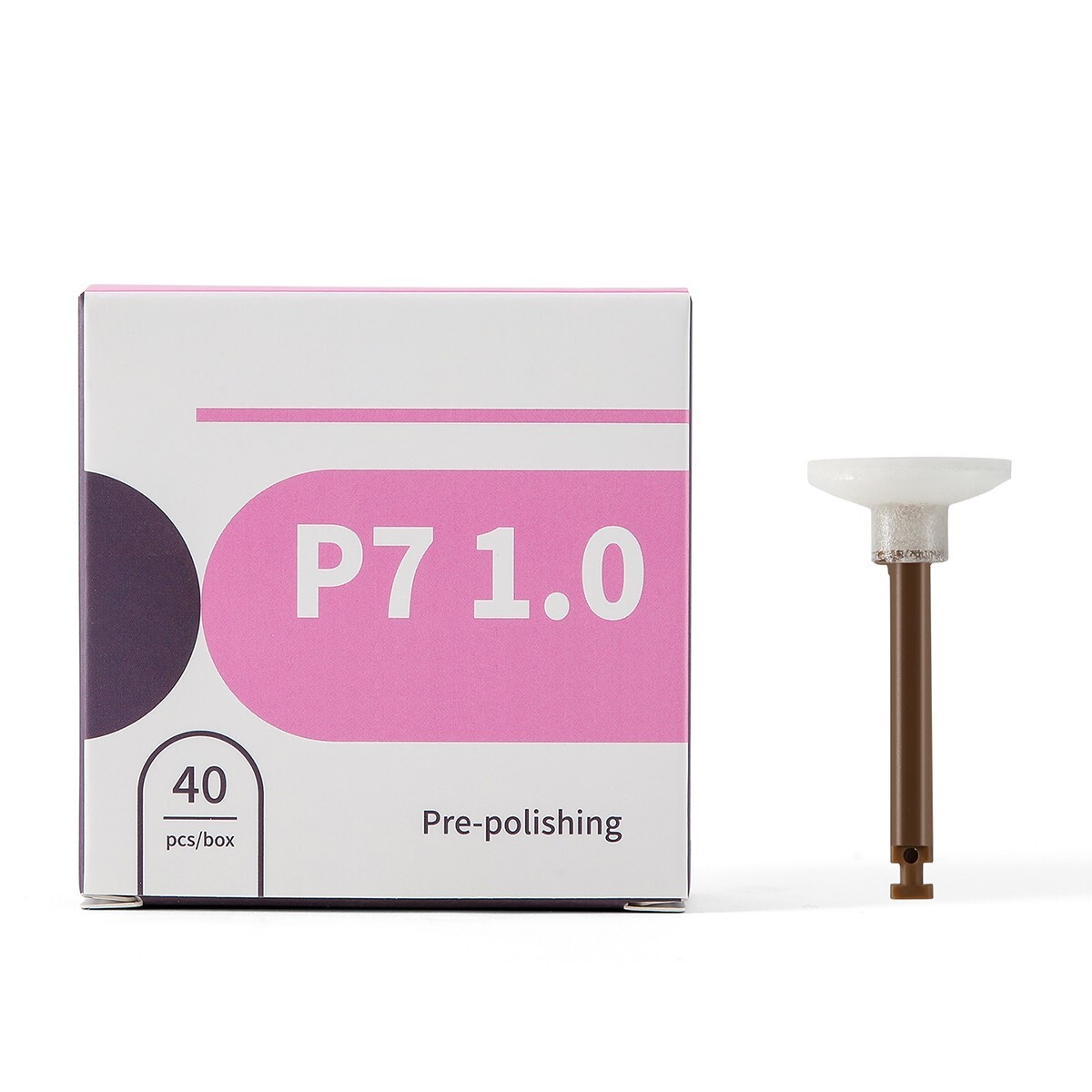 40pcs/Box Dental Preparing Composite Polishing Cup Point Disc Aluminum Oxide
