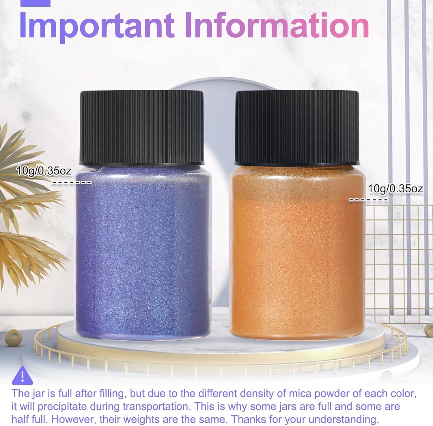Mica Powder – 144 Colors – 10g/Bottle of Natural Pigment for 144Colors*10g