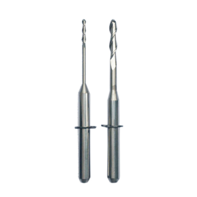 3 Shank Dental VHF K5 PMMA/Wax Milling Burs for CAD/CAM Miliing – 0.6/1.0/2.0mm