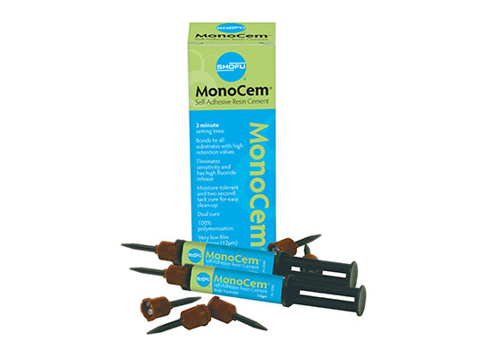 SHOFU MONOCEM TRANSLUCENT 7g KIT WITH 2 – 3.5g SYRINGES