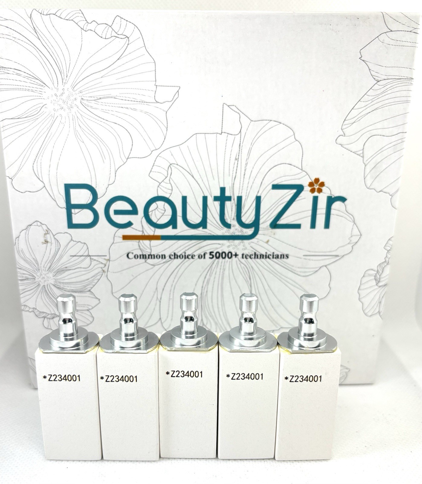ST+Color Precolored Zirconia Block Sirona System 5 Pcs BeautyZir 40*16*19*mm A3