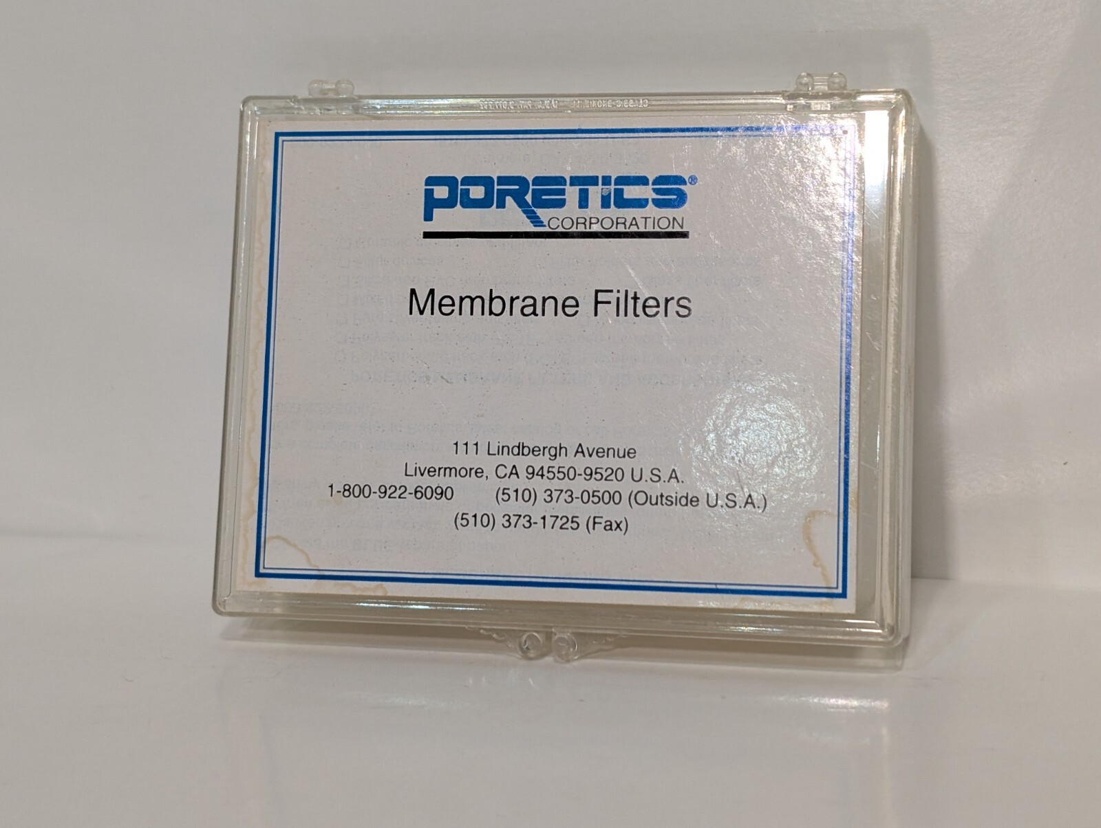 Poretics Corp. 51133 Silver Membrane Filter Discs, 25mm, 0.45μm