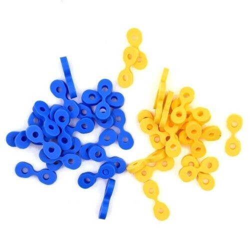 40Pc Dental Elastic Rubber Fixing Wedges Matrix Matrices Dam Composite Soft Hard