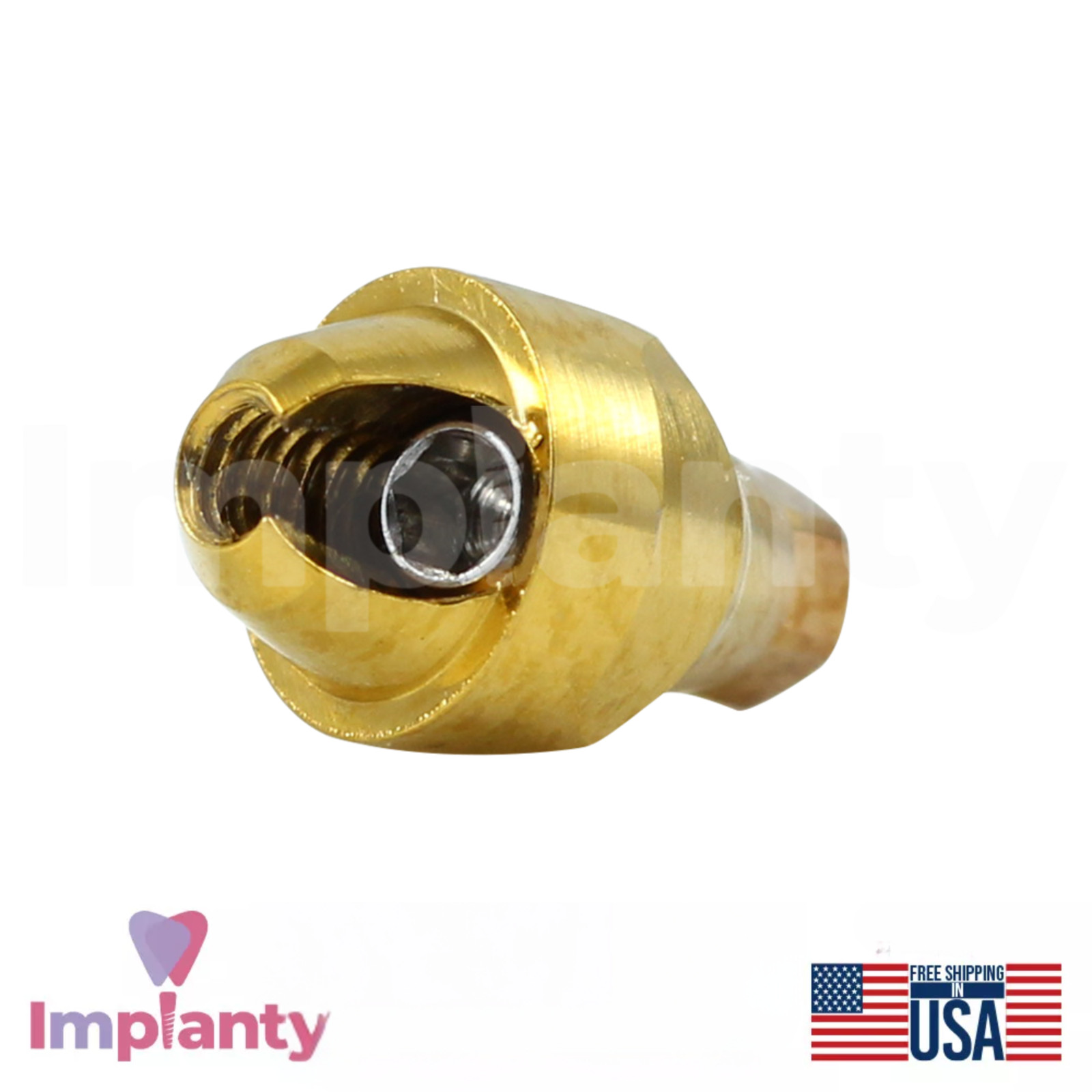 2x Dental Angled Multi Unit Prosthetic 17° Plastic Sleeve NP Conical Connection