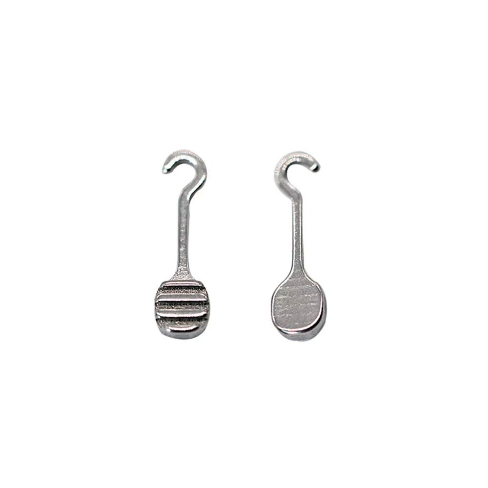 10 Pieces Bondable Sliding Crimpable Hook Long Curved 10Pcs/pack Left Right