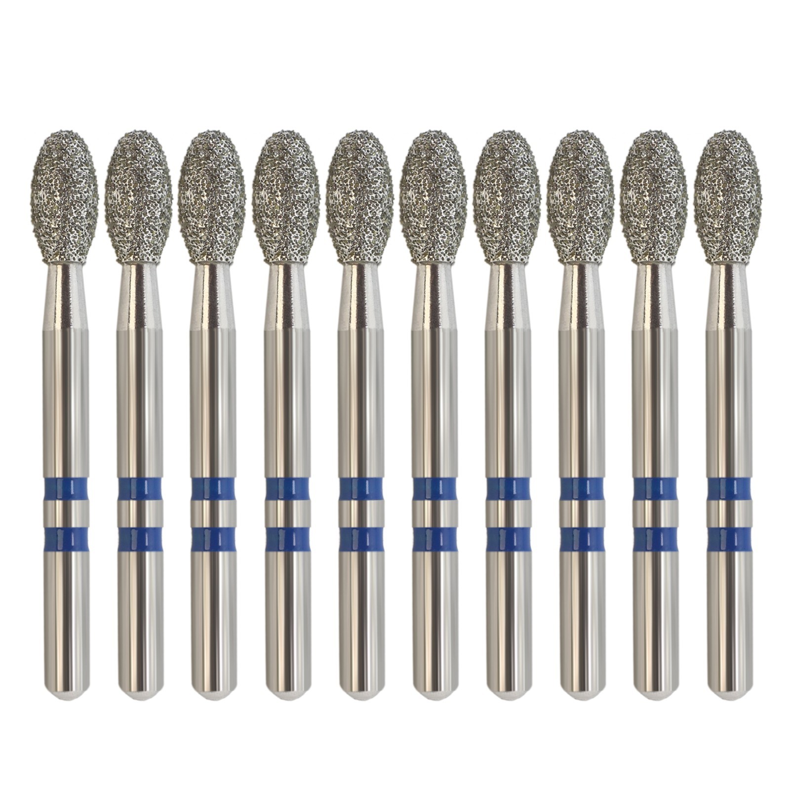 Zirconia Adjustment Diamond Burs Dental FG Egg Football High Speed Friction Grip