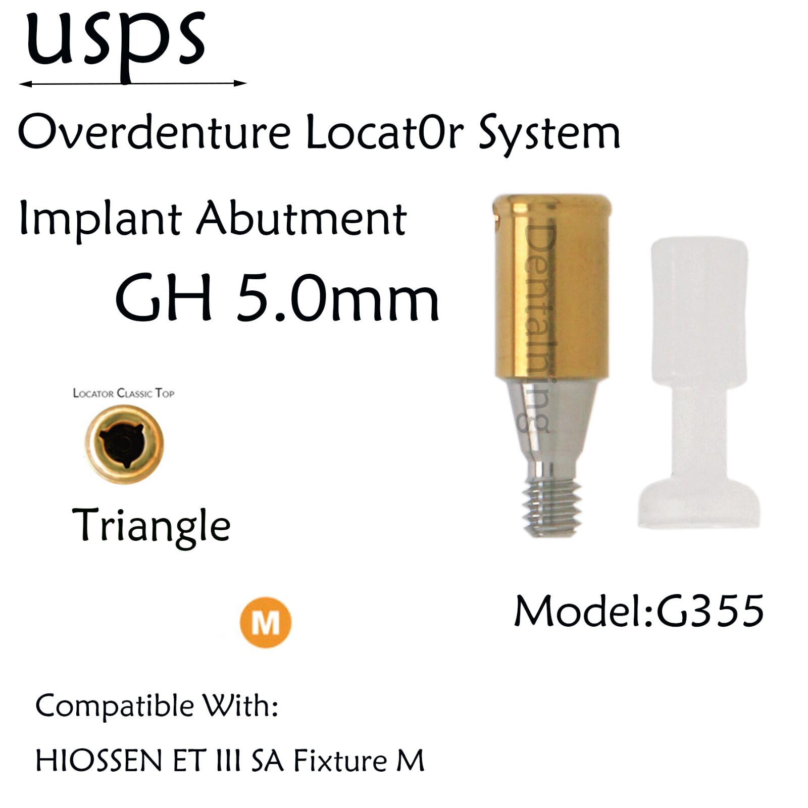 US HIOSSEN ET III SA/Osstem/DIO UF/Snucone Mini Locator Abutment For 1-6mm