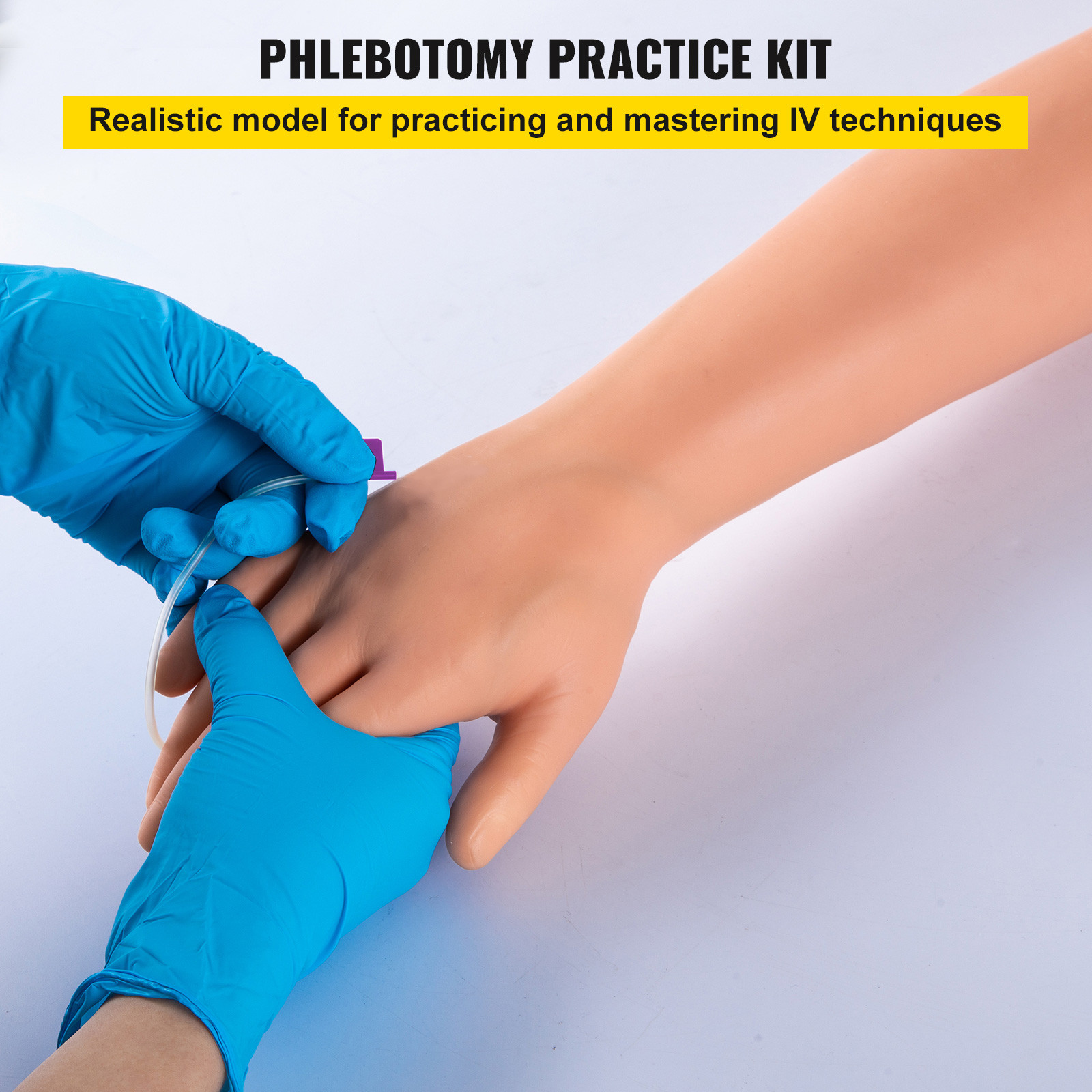 IV Practice Kit Phlebotomy Venipuncture Practice Arm for Students Nurses Medical
